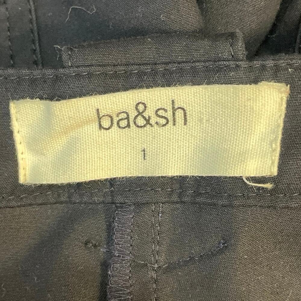 Ba&sh Women's Black High Waisted Palazzo Baggy Wide Leg Trousers Pants Size 1 - Picture 4 of 5